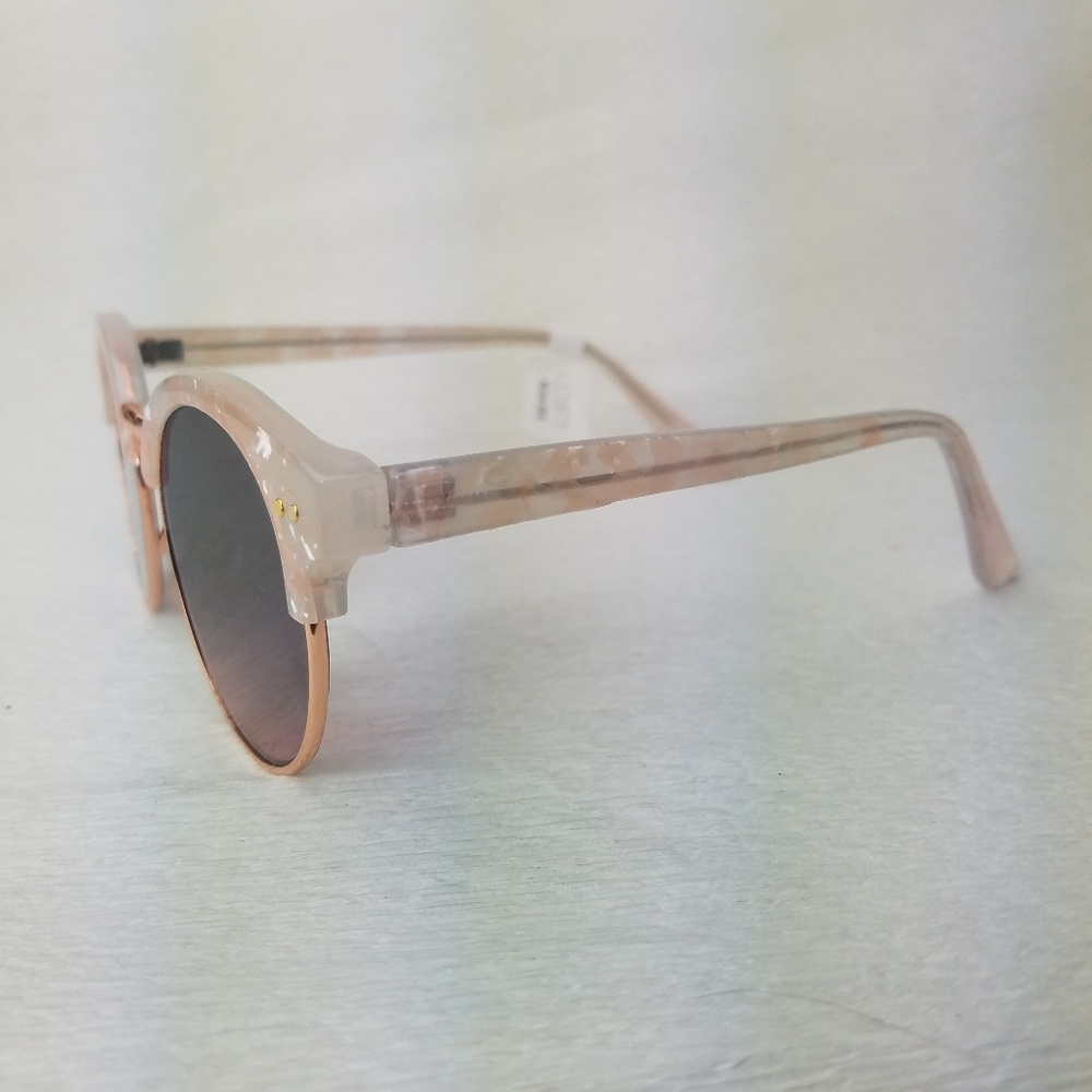 Iridescent Retro Sunglasses LOFT Opal Rose Gold - Picture 5 of 5